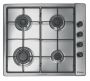 Candy. Candy Kitchen Gas Stove 4 Burner 60CM Inox Enameled Grids Silver