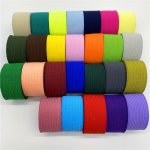 1PC 2YARDS 20MM 25MM Colorful High Elastic Sewing Rubber Band For Fiat Rubber Band Waist Band Stretch Rope Elastic Ribbon