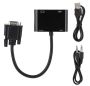 HDMI To Vga Converter With 3.5MM Audio Port - 1080P--GL-001