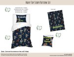 Kids Duvet Set Navy Toy Story Pattern