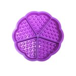 Silicone Waffle Mould Purple