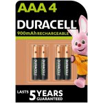 Duracell Rechargeable AAA 900mAh Batteries 4 Pack