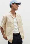 Regular Fit Printed Resort Shirt - Beige