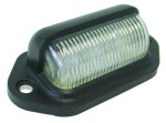 LED Number Plate Lamp - 12 Volt Chrome