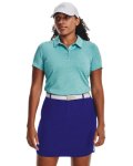 Women's Ua Playoff Polo - Blue Foam Sm