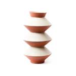 Flake Rim Vase Z8 - Ivory