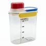 Pet Food Storage Container Dog Food Feeder Box With Scoop Lid 2000ML