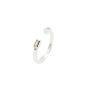 Silver Open-ended Cubic Ring - 56 / Silver