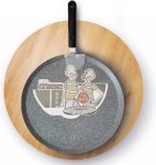 Zs - 32 Cm - Non Stick Crepe Tawa Pancake Pan