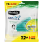 Exacta 2 Disposable Razor 12 + 6 Pack