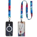 Turaco Double-sided Sublimated Satin Crossbody Phone Strap