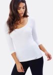 Boody Sleeve Scoop Top