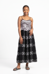 Maxi Dress - XXL Black And White