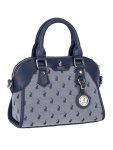 Polo Jacquard Small Shopper Navy