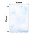 NB689 - - B1 B21 B3S B4 - 50X70MM - 115 Blue Lettering & Blue Tone Paper Labels