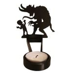 Decor Ornament Shadow Candle Holder Halloween Tealight 15CM Scary