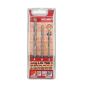 Alpen - Masonry Drill Bit Set 3 Piece Long Life 5 6 8 - 3 Pack