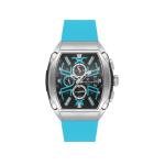 Exclusive Men's Square Quartz Watch With Turquoise Dial
