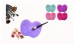 Silicone Pad Makeup Brush Cleaners - Purple