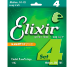 Elixir Nanoweb Medium Long Scale 50-105 4-STRING Bass Strings