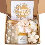 7PCS Cute Daisy Aesthetic Glass Cup Birthday Gift Set For Women Teen Girl