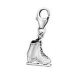 C776-C10288 - 925 Sterling Silver Ice Skate Charm Dangle