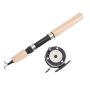 Greensen Ice Fishing Rod Reel Combo 75CM Fiberglass Fishing Pole With Metal Reel And Eva Handle