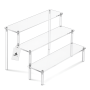 Home - 3 Tier Stand Organizer Perfume And Cupcake Holder Shelf