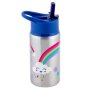 Stainless Steel Water Bottle With Flip Top Lid - Rainbow