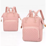 Quilted Backpack Diaper Bag