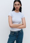 Ribbed T-Shirt - Light Blue