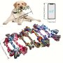 1PC Teeth Cleaning Rope Knot Pet Toy Dog Chew Durable Toy For Cat And Dog Teeth Cleaning Supply