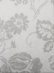 Vintage Floral Woven Jacquard Lined Curtain Grey