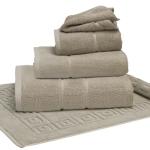Terry Lustre 525GSM Luxury Range - Various Colours & Sizes - Hand Towel 50CM X 90CM Stone