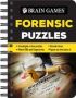 Brain Games - To Go - Forensic Puzzles - Investigate Crime Puzzles - Match Dna And Fingerprints - Decode Clues - Figure Out Who Done It   Spiral Bound