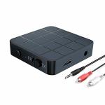 Vr-robot Bluetooth 5.0 Audio Transmitter Receiver Adapter 2-IN-1 Wireless 3.5MM Aptx Low Latency Stereo Audio Adapter For Home S
