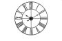 Black Metal Wall Clock