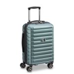 DELSEY Shadow 5.0 55CM 4DW Cabin Trolley Case Green