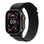 Apple Watch Ultra 3 Gps + Cellular 49MM Black Titanium Case With Black Alpine Loop - Medium