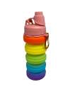 400ML Collapsable Silicone WATER BOTTLE DP-168 Orange
