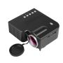 Portable 1080P LED Projector HD Multimedia Interface Black