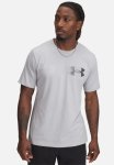 Under Armour Ua Lc Fly In Logo Short Sleeve - Mod Gray & Black