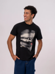 Black Graphic T-Shirt - M Black