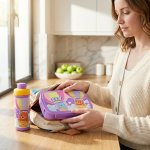Bpa Free Kids Water Bottle And Bento Lunch Box - Blue