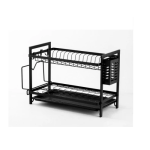 Ashcomonline Dish Rack Aluminium Dish Drying Kitchen Rack