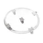 Round Acrylic Plant Tray Stable For Office Home