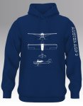 Auster Aop 9 Blueprint Hoodie