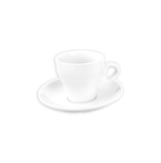 Fortis - Italia - White Cappuccino Cup 280ML & Saucer Set Of 12
