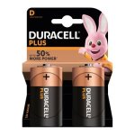 Duracell Batt Plus D 2