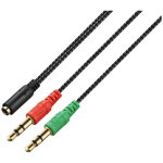 Volkano Unity Series Aux Splitter 4-POLE Socket To 2 Aux